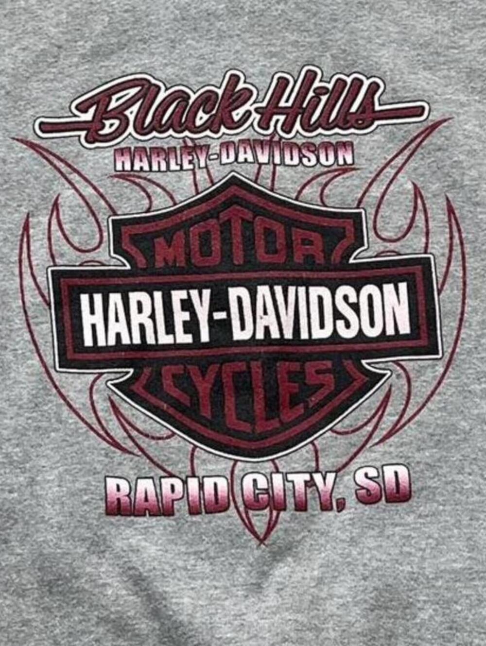 Harley Davidson Black Hills Preowned XL Zip Up Hoodie
